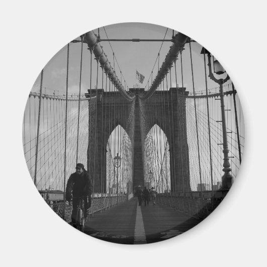 Aimant Brooklyn Bridge Photo (Devant)