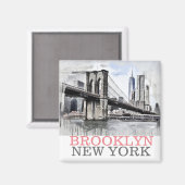 Aimant Brooklyn New York (Recto/Verso)