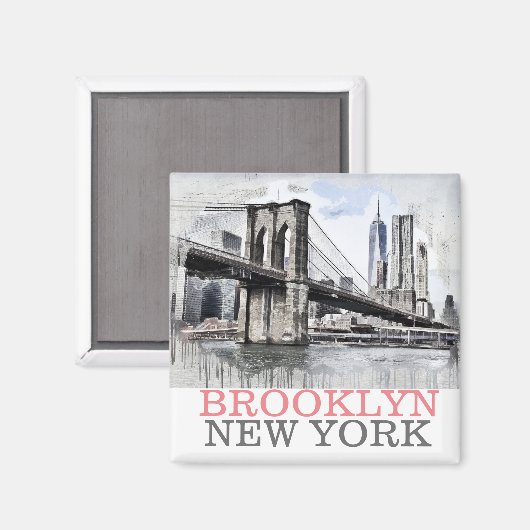 Aimant Brooklyn New York (Recto/Verso)