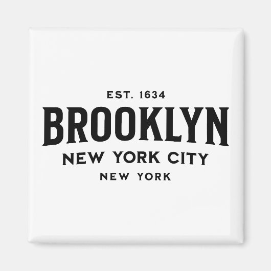Aimant Brooklyn New York (Devant)