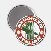 Aimant Brooklyn New York Italiens (Recto/Verso)