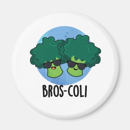 Aimant Bros-coli Fantaisie Veggie Brocoli Pun (Devant)