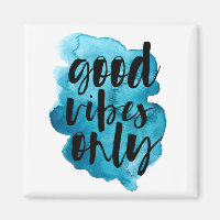 Brosse bleue profonde Good Vibes uniquement