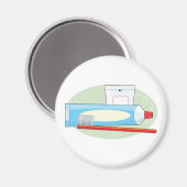 Aimant Brosse et dentifrice (Recto/Verso)