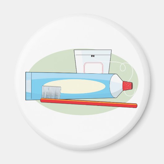 Aimant Brosse et dentifrice (Devant)