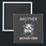 Aimant Brother Birthday Crew Chat Jouer des tambours Carr<br><div class="desc">Brother Birthday Crew Kitten Kitty Cat Drummer Jouer des tambours Graphique Cadeau Carré Magnet Classic Collection.</div>