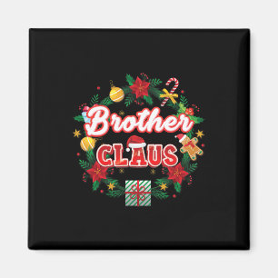 Aimant Brother Claus Christmas Père Noël Laurel Wreath Mi