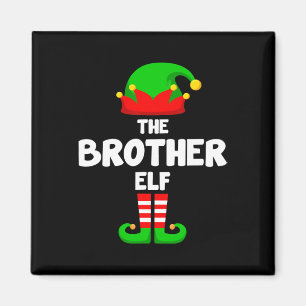 Aimant Brother Elf drôle Noël Correspondant famille Pa