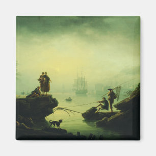 Aimant Brouillard du matin en mer par Joseph Vernet