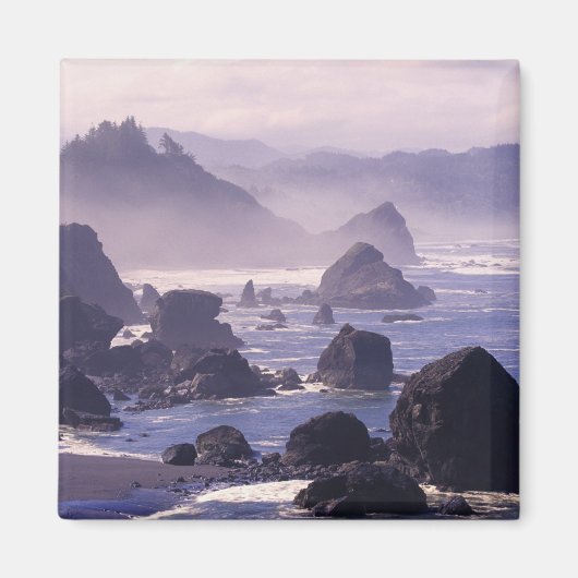 Aimant Brouillard matinal le long de la côte de l'Oregon  (Devant)