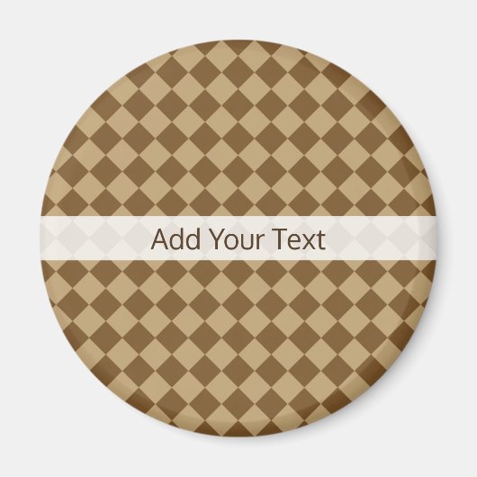 Aimant Brown Combination Diamond Pattern by STaylor (Devant)