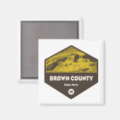 Aimant Brown County State Park Indiana (Recto/Verso)
