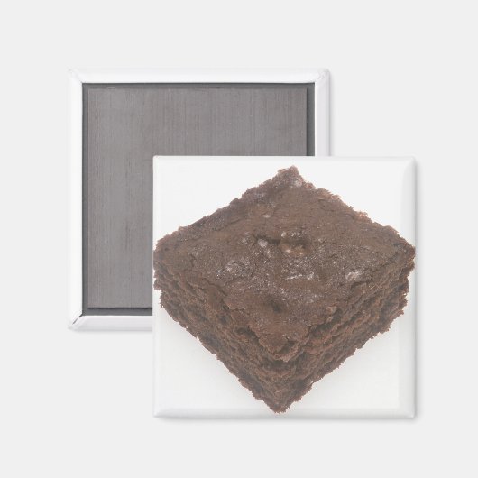 Aimant Brownie au chocolat (Recto/Verso)