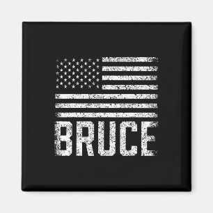 Aimant Bruce Anniversaire Prénom Nom Personnalisé Usa 1 