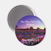 Aimant Bruce Munro, Field of Light, Paso Robles, CA. (Recto/Verso)