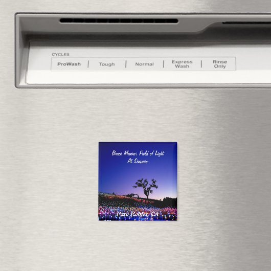 Aimant Bruce Munro, Field of Light, Paso Robles, CA. (In Situ (Lave-vaisselle))