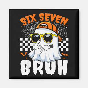 Aimant Bruh 67 Halloween Drôle Six Sept Mème Brainrot Fan