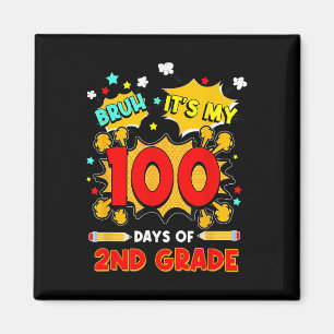 Aimant Bruh C'Est Mes 100 Jours De 2E Année 100E Jour De