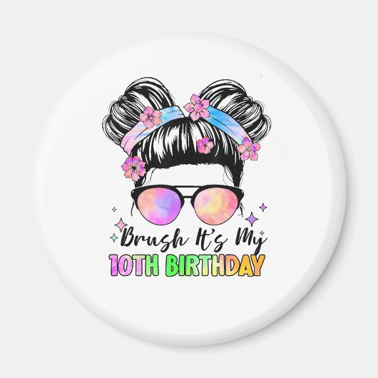 Aimant Bruh C'est mon 10e anniversaire 10 ans (Devant)