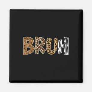 Aimant Bruh Funny Poster de animal mème Jungle Safari Des