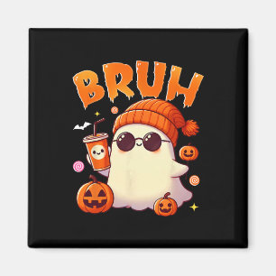 Aimant Bruh Ghost Halloween mignon Ghost Tricot Ou Traite