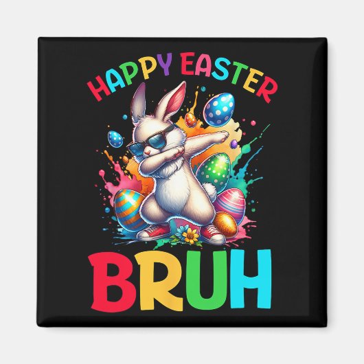 Aimant Bruh Oeufs de Pâques Ados Garçons Enfants Bunny de (Devant)