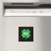 Aimant Bruh Shamrock mème drôle Jour de la Saint Patrick (In Situ (Lave-vaisselle))