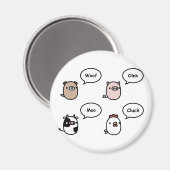 Aimant Bruits animaux (Recto/Verso)