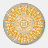 Aimant Brûlage De La Ceinture De Feu Mandala (Devant)