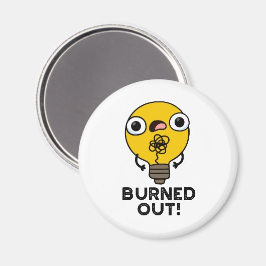 Aimant Brûlé Amusant Puce (Recto/Verso)