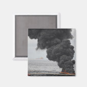 Aimant Brûlures d'huile concentrée rassemblées (Recto/Verso)