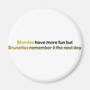 Aimant Brunettes&BlondesBumperStik