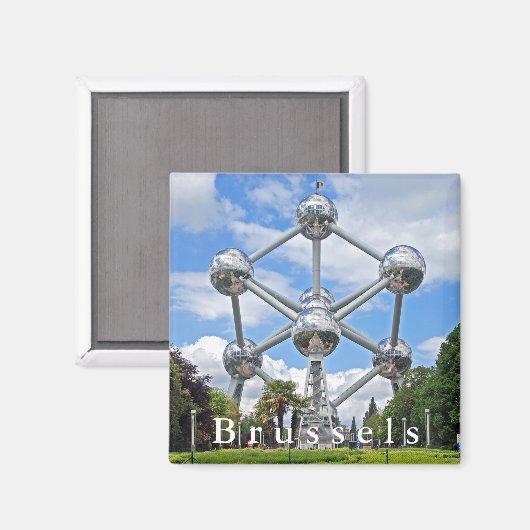 Aimant Bruxelles. Atomium. (Recto/Verso)