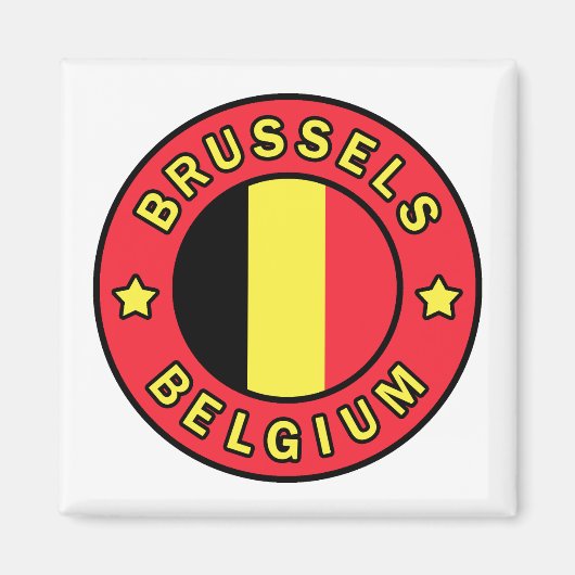 Aimant Bruxelles Belgique (Devant)