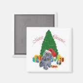 Aimant Bruxelles Griffon Noël (Recto/Verso)