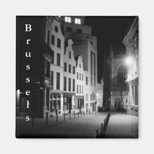 Aimant Bruxelles par nuit (Devant)