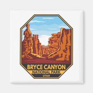 Aimant Bryce Canyon National Park Utah Emblem