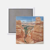 Aimant Bryce Canyon National Park Utah USA Voyage (Recto/Verso)