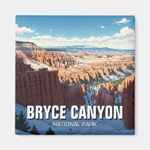 Aimant Bryce Canyon National Park Utah Winter