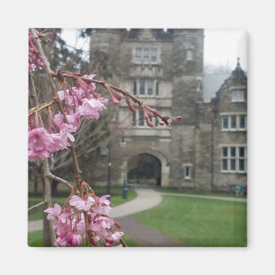 Aimant Bryn Mawr College au printemps Pem Arch
