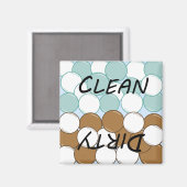 Aimant Bubbles État du lave-vaisselle (Recto/Verso)