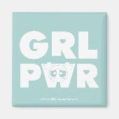 Aimant Bubbles : Girl Power (Devant)