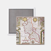 Aimant Buckinghamshire, gravée par Jodocus (Recto/Verso)