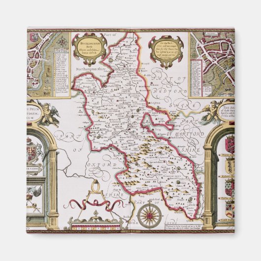 Aimant Buckinghamshire, gravée par Jodocus (Devant)