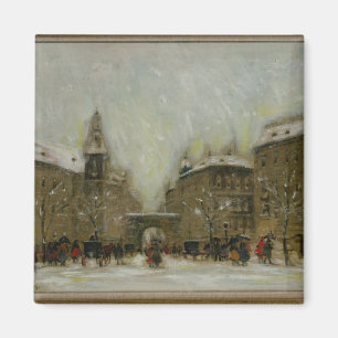 Aimant Budapest dans la neige