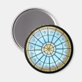 Aimant Budapest Garden Bazaar Château détail architecture (Recto/Verso)