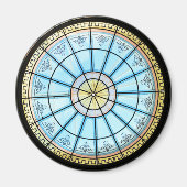 Aimant Budapest Garden Bazaar Château détail architecture (Devant)