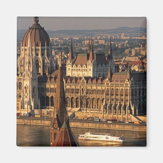Aimant Budapest, Hongrie, Danube, Parlement (Devant)