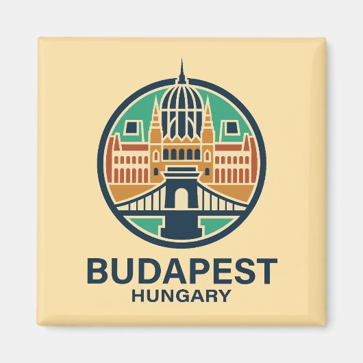 Aimant Budapest Hungary Europe (Devant)