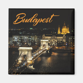 Aimant Budapest, The Chain Bridge from The Buda Castle